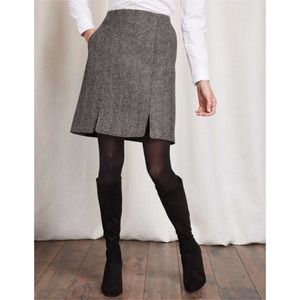 Boden British tweed skirt size 6